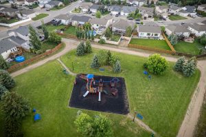 Aerial,View,Of,Warman,,Saskatchewan